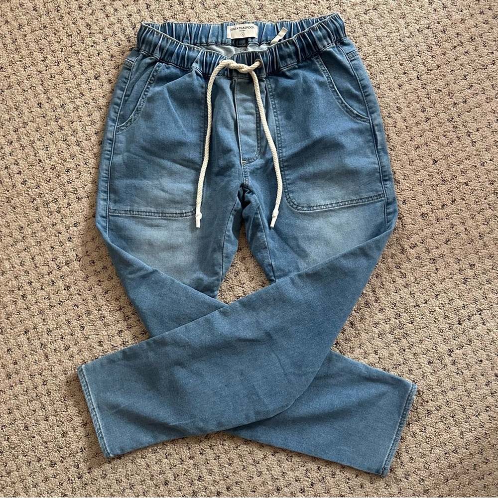 One Teaspoon shabbies drawstring boyfriend jeans